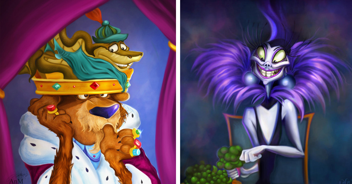 Italian Character Design Artist Creates Exquisite Pieces of Disney Fan Art to Hone Her Skills