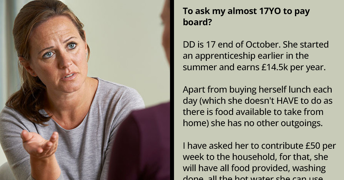 Mom Left Feeling Like The Worst Person In The World After Asking Her Working Daughter To Start Contributing To Home Expenses