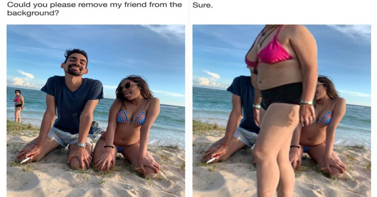 16 People Hilariously Trolled By Photoshop Expert Who Promised To Fix Their Photos