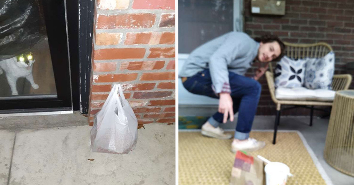 30 Hilarious Pictures Taken By Drivers As Proof Of Delivery Being Made