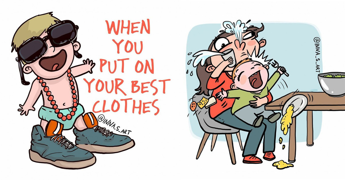 These 30 Adorable Comics Show Parents’ Everyday Little Struggles