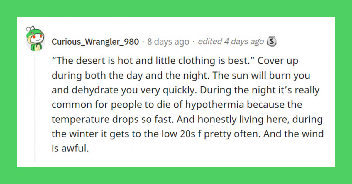 20 Survival Myths That Are Completely Wrong and Can Get You Killed