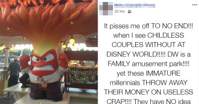 Furious Mom Goes On a Crazy Rant About How Much She Hates Childless Couples In Disneyland, and It's Absolutely Hilarious
