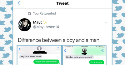 Woman's Tweets About Two Different Text Message Threads Perfectly Demonstrate What Abusive vs. Healthy Relationships Look Like