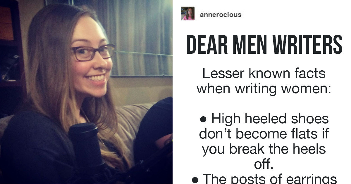Realization From A Woman About How Men Can't Actually Write From A Woman's Perspective