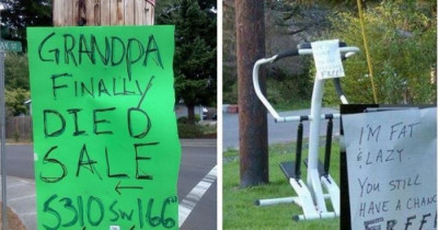 Creative Signs That Will Inspire You At Your Next Yard Sale