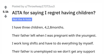 Mother Of Three Told Her Sister That She Regrets Having Kids And Then Wonders If She's Done The Wrong Thing