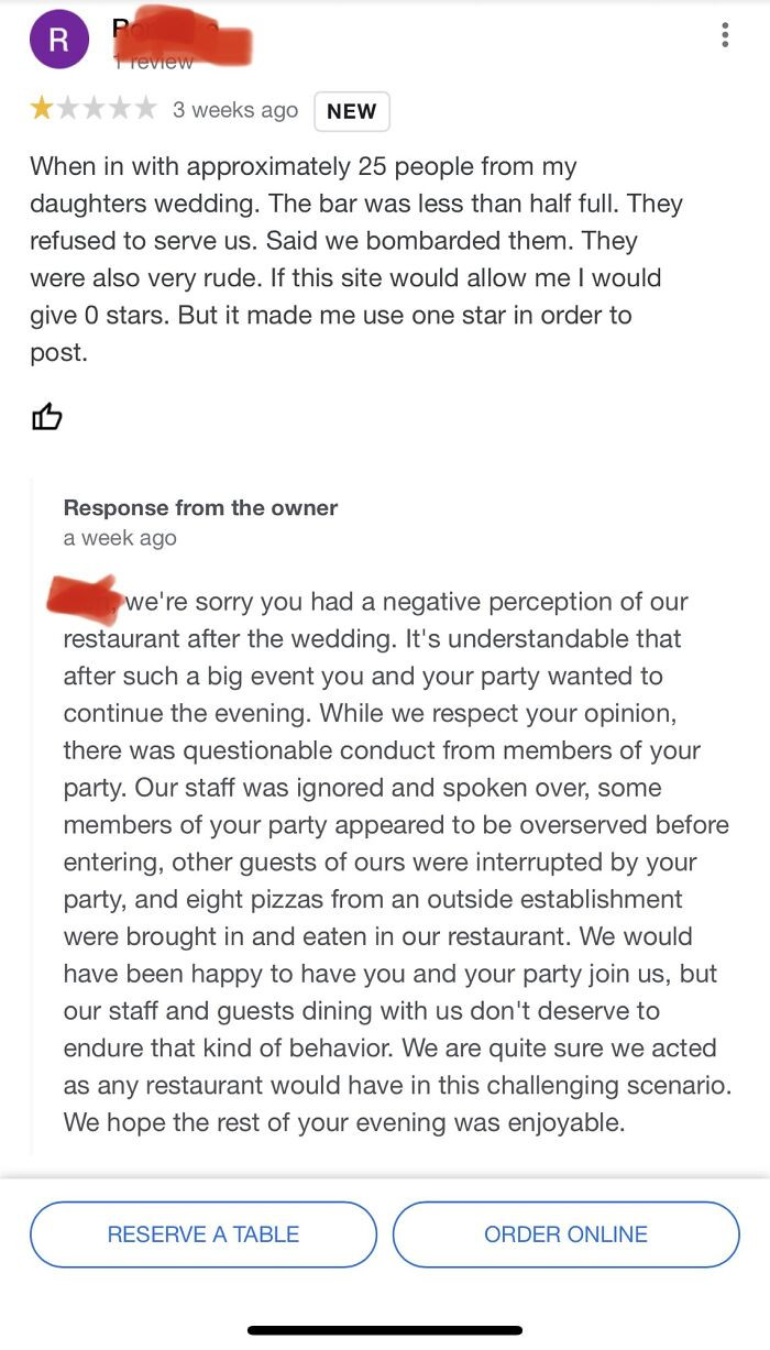 Customers aren't right all the time.