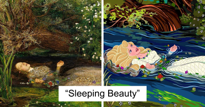 Spanish Illustrator Redraws Disney Characters Into Pop Culture References and Famous Classical Paintings And We're All Living For It
