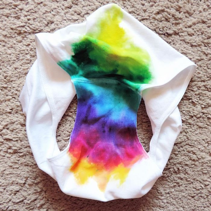 10. Leaving a colorful mark.