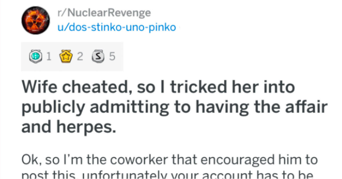 Man Realizes That His Wife Is Cheating on Him, So He Executes an Itchy Revenge Plan