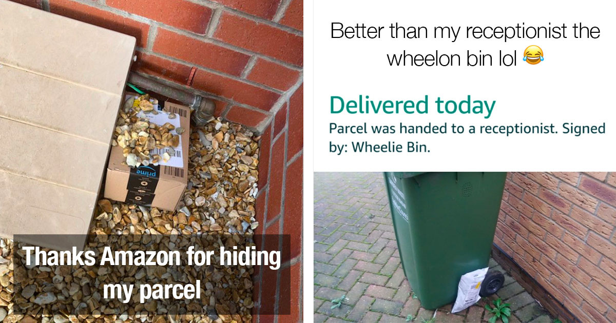 People Share How Amazon Couriers "Hide" Their Packages In An Amusing Twitter Thread