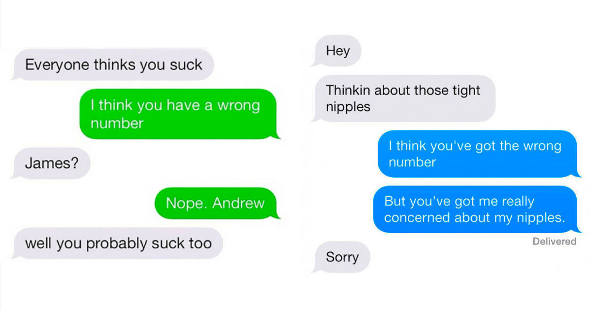 People Shared Their Screenshots After They Accidentally Texted A Wrong Number