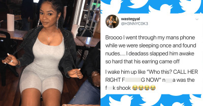 Girlfriend Freaks Out After Finding Out Her Man Cheated, Then Confuses Everyone Afterwards