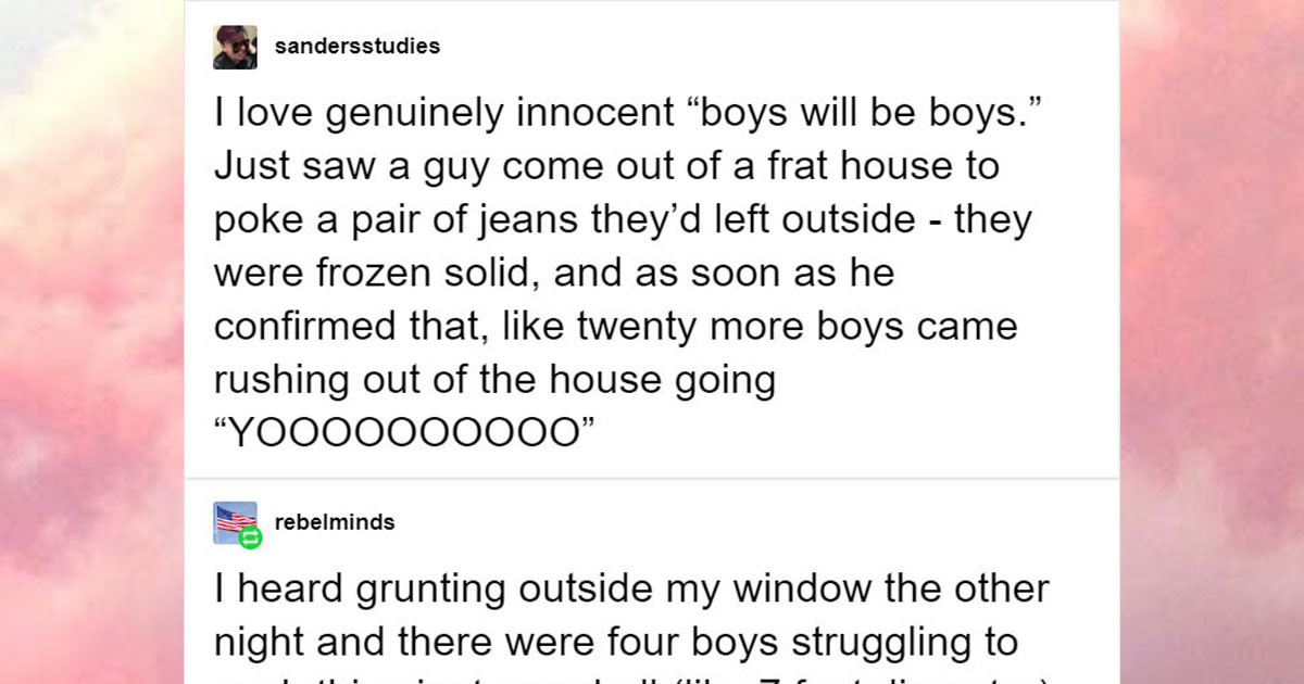 Wholesome Story About Frat Boys Helping People Out Goes Viral