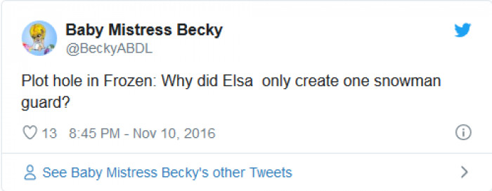 12. To protect Anna?