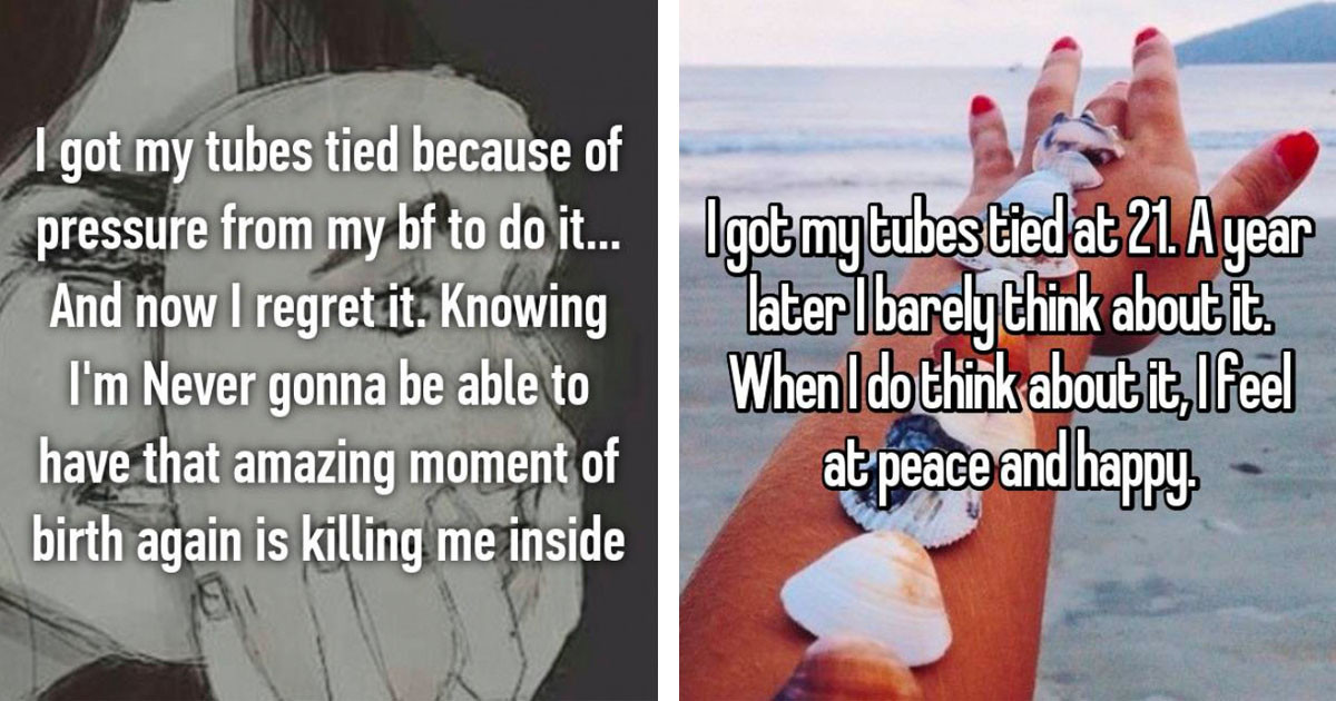 Women Share With The World What Life Has Been Like Since They Got Their Tubes Tied
