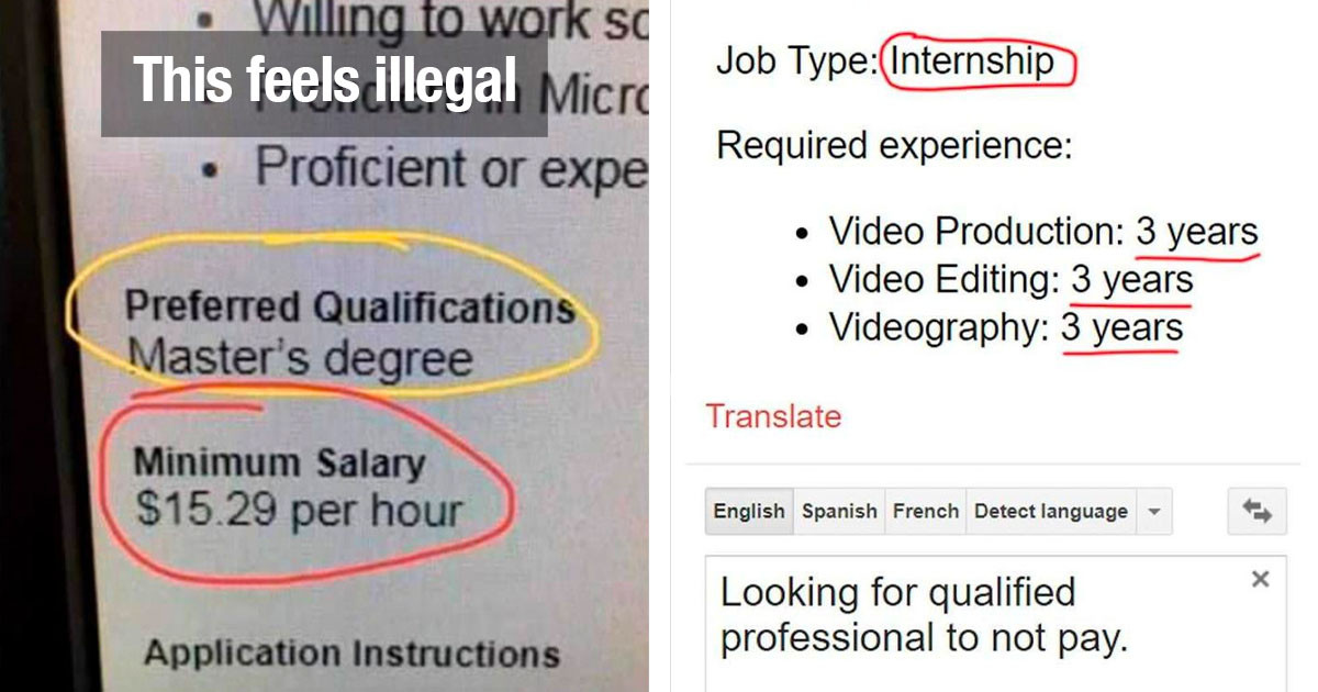 These Employers Have Hilariously Unrealistic Expectations From The Job Applicants