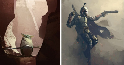 Disney Fans Are Obsessed With This Artist's Star Wars Paintings