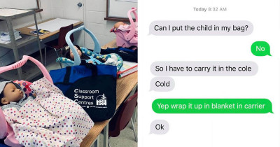 Teens Take Fake Babies Home for a Project, and People Are Living for Their Desperate Texts for Help