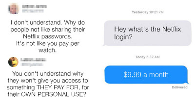 These Netflix Freeloaders Got Exactly What They Deserved