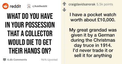 People Share The Items They Have That Collectors Would Love To Get Their Hands On