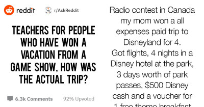 People Share What It's Really Like To Win A Vacation From A Game Show