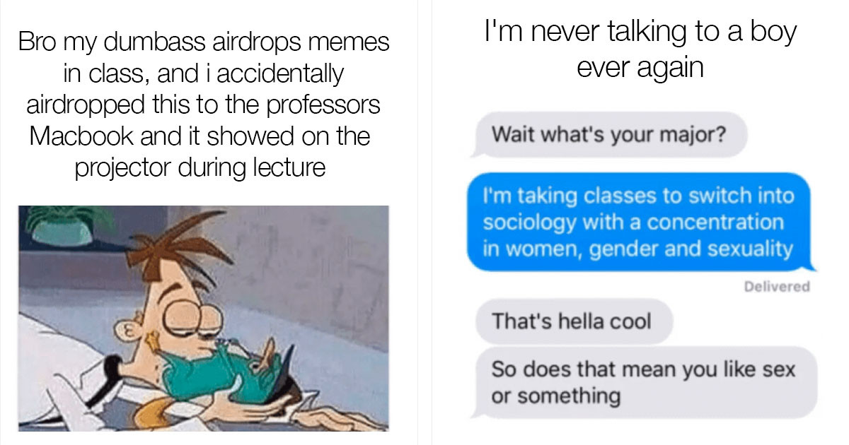 Students Share Super Funny, Awkward & Cringey Things That Happened In College