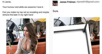 This Photoshop Troll Is Having Way Too Much Fun By Taking People's Requests Too Literally