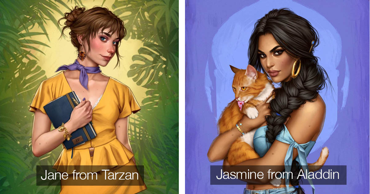 Disney Characters Updated Looks From 2020