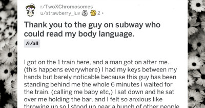 Woman Gets Harassed On A Train And A Stranger Comes To The Rescue