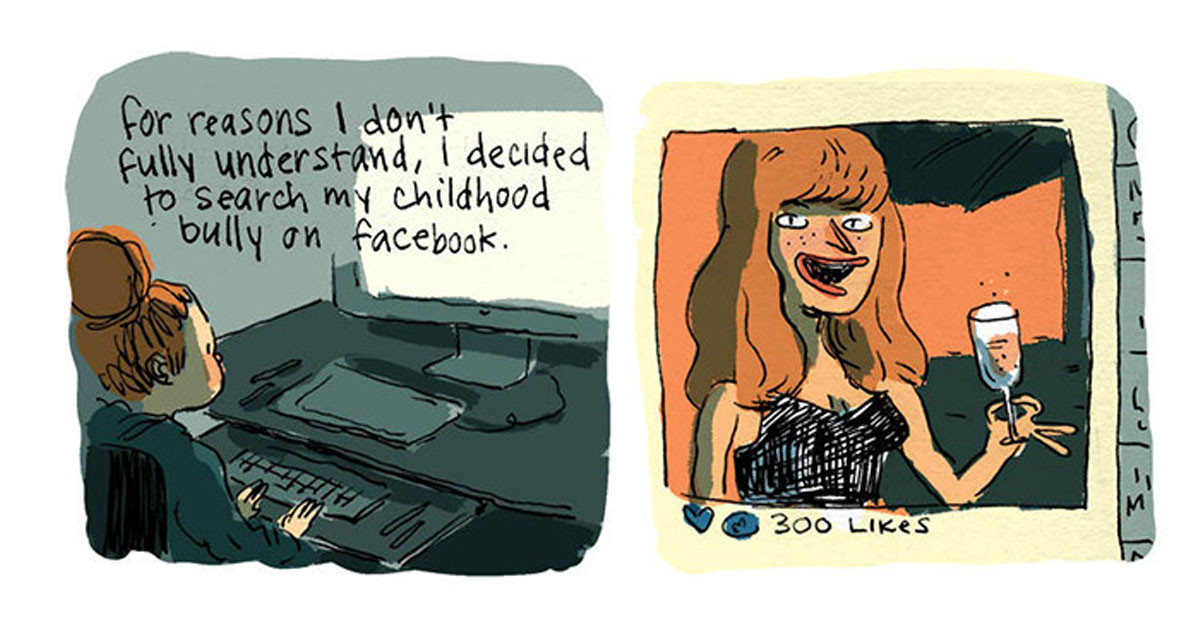 Canadian Artist Shares What Happened After Doing A Facebook Search on Her Childhood Bully