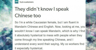 Unkind Customer Doesn't Realize Cashier Can Speak Chinese Too