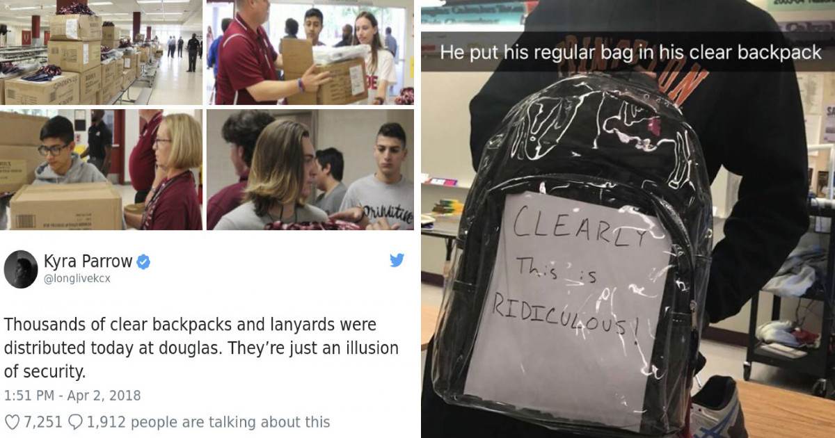 Survivors of This School Shooting Have to Wear Clear Backpacks Now, and They Are Fighting Back