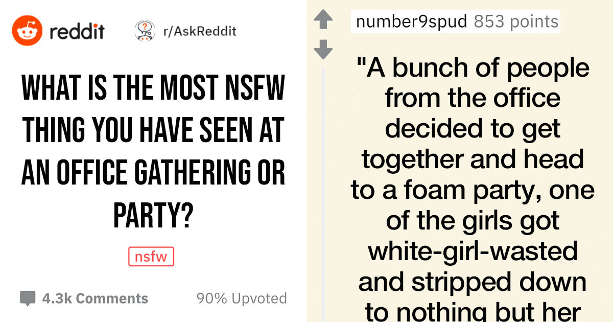 18 People Talk About Worst Choices That Were Made At Office Parties