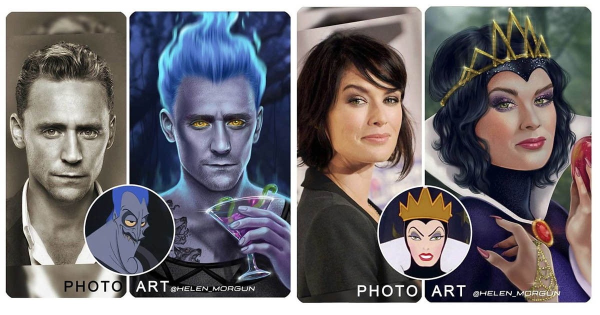 Artist Shares Her Illustrations of Celebrities as Disney Characters, and They Look Legit