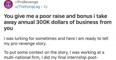Employee Leaves Company Because Management Gave Him a Lousy Raise and Bonus, Resulting in a $300k Loss in Business