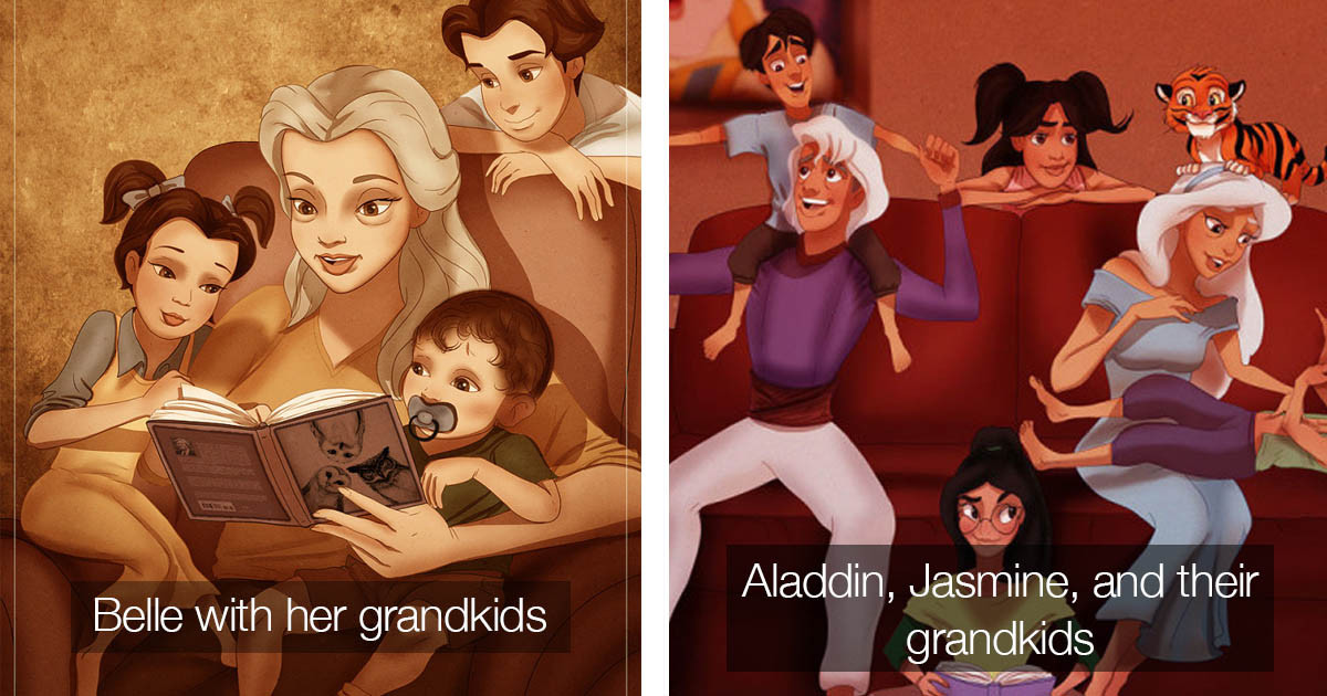 Disney Princesses and What It Would Look Like for Them to Be Enjoying Their Old Age After Living a Fulfilled Life