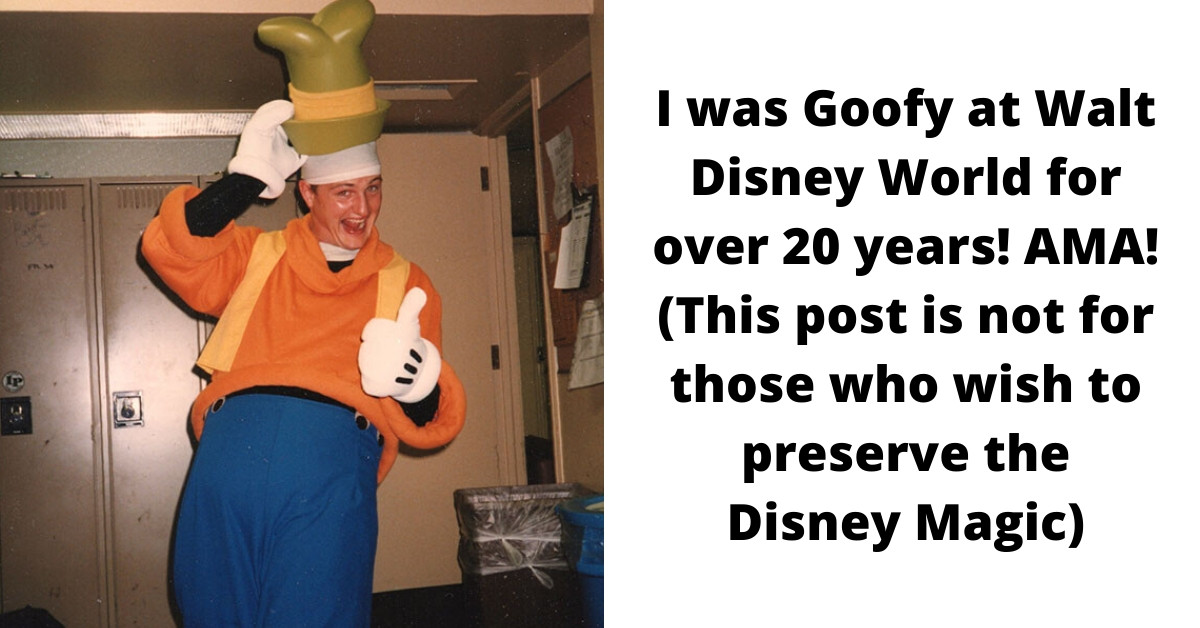 Disney World's 'Goofy' Of 25+ Years Shares His Most Emotional Memories Of Working At Disney