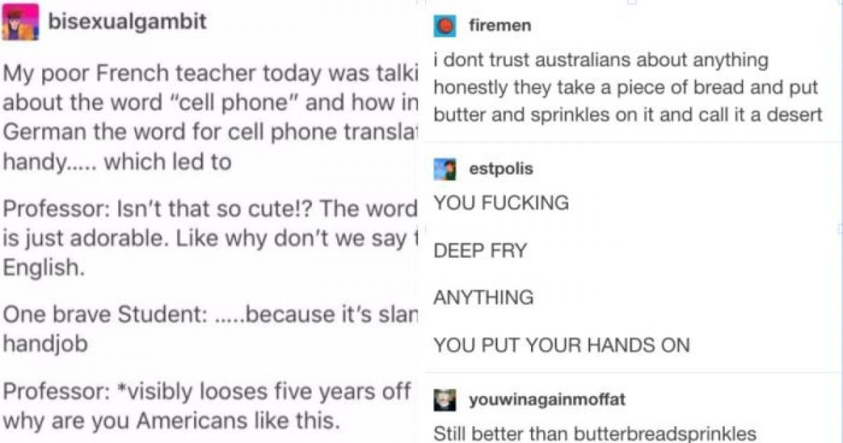 10+ Hilarious Examples of How Americans, Australians, and Brits Are Just Completely Confused by Each Other