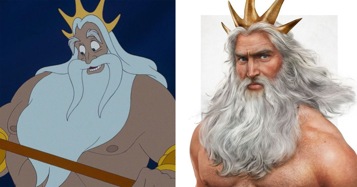Incredible Artist Turns Disney Dads Into Real People, and the Results Are Mind-Blowing