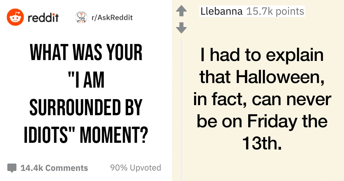 People Talk About Their “I Am Surrounded By Idiots” Moments