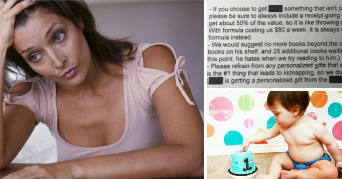 These Wild Parents Send A Demanding Invite To Baby's First Birthday Party