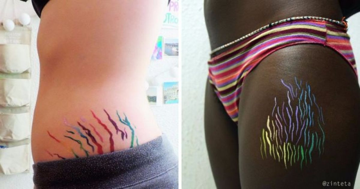This Artist Is Turning Stretch Marks Into Body Art And It's SO Inspiring