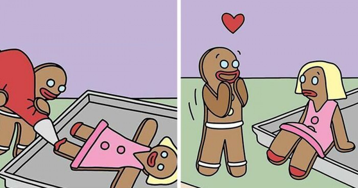 Artist Creates Interesting Comics With Unexpected Endings