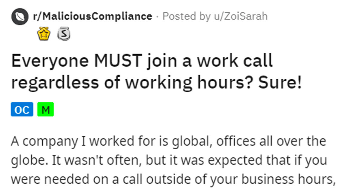 These Employees Had To Attend A Zoom Meeting At 4 AM So They Staged A Mutiny