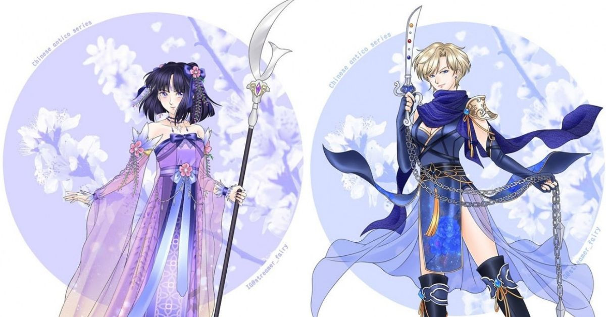 Creative Artist Re-Designs Sailor Moon Characters In A Chinese Antico Style And It's Amazing