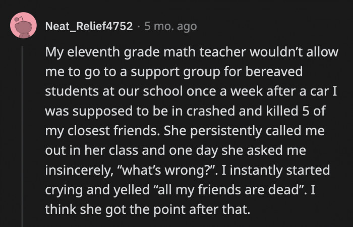 30. This is so messed up!