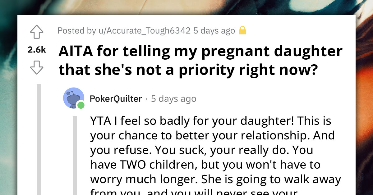 Mother Constantly Prioritizes Special-Need Adult Son Over Her Daughter, Things Escalate When Daughter Gets Pregnant
