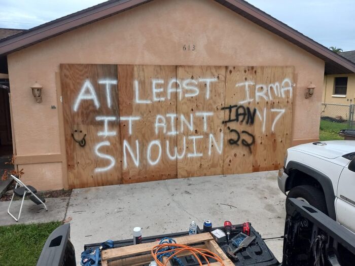 48. At Least Irma, It Ain't Ian; 17 Snowing 22